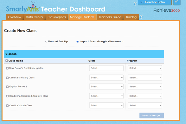 smarty ants teacher dashboard login